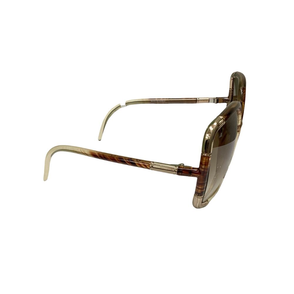Vintage Ted Lapidus Paris Sunglasses Women’s 1Size Oversized French Luxury Brown - Picture 3 of 8